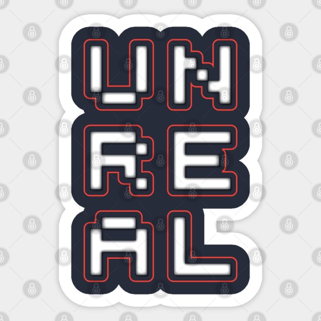 Unreal Sticker by aTEEtude